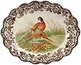 Spode Woodland Pheasant Oval Fluted Dish