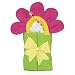 Hot Pink Flower Mullins Square Tubbie Towel