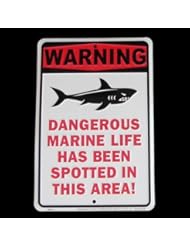 From Amazon.com. Click for details:
 Shark Tooth Teeth Bite Attack Warning Sign Dangerous Marine Life Beach Plaque Shark Tooth Teeth Bite Attack Warning Sign Dangerous Marine Life Beach Plaque