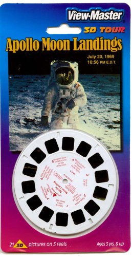Childrens Toyshop  Toys : Viewmaster Apollo Moon Landings - 21 3D Images