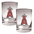 Los Angeles Angels MLB 2pc Rocks Glass Set - Primary Logo Los Angeles Angels MLB 2pc Rocks Glass Set - Primary Logo