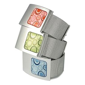 Amazon.com: Punch Bracelet featuring stainless steel & rubber. Available in 3 colors.: Apparel from amazon.com