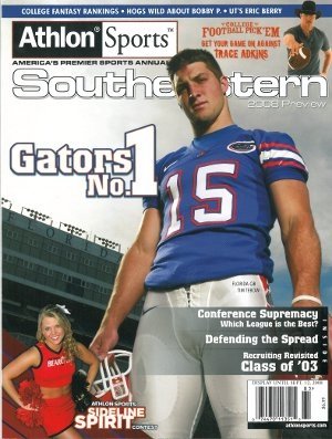 Tim Tebow 2008 Florida Gators Preseason SEC Magazine Preview