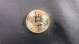 bitcoin ビットコイン バーチャルマネーメダル ゴールド色 コレクション用