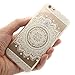 iPhone 6 Case, iPhone 6s Case, JAHOLAN TPU Silicone Gel Soft Bumper Clear Case Cover for Iphone 6 6S (Henna Series Million Spent Ethnic Tribal)