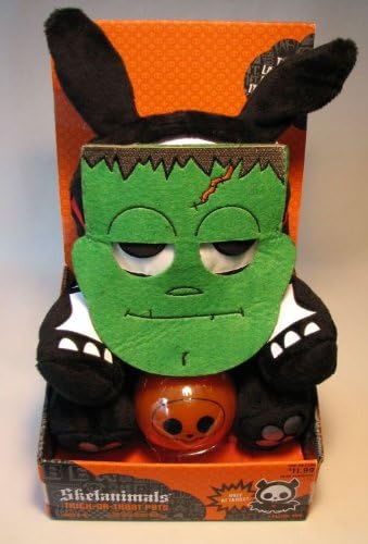 Skelanimals Halloween Plush w/ Lantern - Jack the Rabbit as a Monster