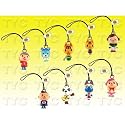 Nintendo Animal Crossing Wild World Figure Cell Phone Charms - Set of 9 Vending Machine Figures