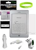 read full review CrazyOnDigital Amazon All Kindle 4/ Kindle Touch/ Kindle Keyboard eReader Compatible Accessories USB Auto Car + USB Home Wall Charger with Retractable Data Cable