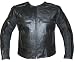 Apparel : Stylish Leather Armor Motorcycle Jacket Black Armour