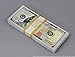 PROP MONEY NEW STYLE $100 Full Print Stack for Movie, TV, Video, Advertising & Novelty