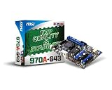 MSI Computer Corp. Socket AM3+ AMD 970 DDR3 SATA3 and USB 3.0 A&GbE ATX Motherboard 970A-G43