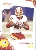 Clinton Portis - Washington Redskins - 2010 Score Football Card - NFL Trading Card in Screwdown Case