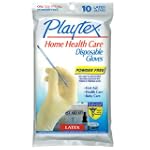 Playtex Gloves Home Health Care Powder-Free Disposable Latex Gloves: 10 Count