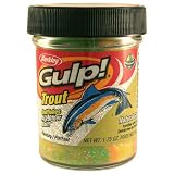 Gulp Natural Garlic Scent Trout Dough Fishing Bait (Chunky Cheese)