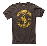 Wyoming Cowboys Heathered Brown Rockers Ring Spun T-Shirt
