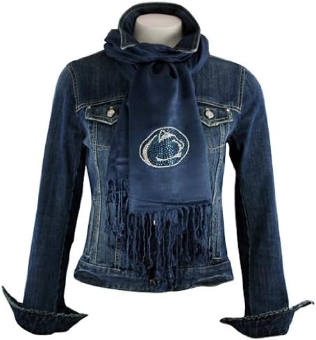 Collegiate Fashionista Penn State University Pashmina, Rhinestone School Logo