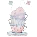 Tea Cup Jumbo Invitations 8ct