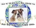 Bulldog Mouse Pad Dog Mousepad "Creation"