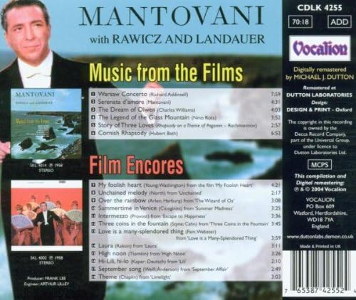 Music From the Films / Film Encores