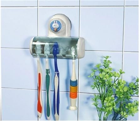 Suction Cup Toothbrush Rack Holder (Blue)