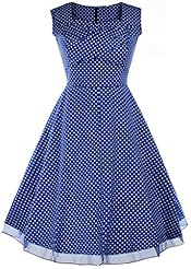 Vintage Cotton/Spandex Cocktail Wedding Party Dress 