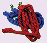 Cotton Horse Lead with Bolt Snap, 3/4 x 10' Purple