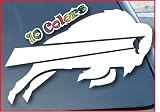 Buffalo Bills Car Window Vinyl Decal Sticker 4" Wide (Color: White)