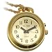 Ladies Gold Colored One Button Pendant Talking Watch with Golden Chain for the Visually Impaired