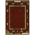 Shaw Living Mission Leaf Rug Collection - Scarlet