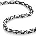 Mechanic Style Stainless Steel Mens Necklace Chain 55 cm (Silver Black) - Free Shipping Mechanic Style Stainless Steel Mens Necklace Chain 55 cm (Silver Black) - Free Shipping