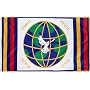 World Peace Flag - 3 foot by 5 foot Polyester (NEW)