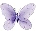 Sequined Hanging Butterfly 3D Wall Décor Color: Purple, Size: Small