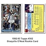 Topps Orlando Magic Shaquille O'Neal 1992-93 Rookie Card