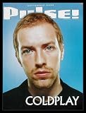 Coldplay (Pulse, Original) Music Gold Wood-Mounted Poster Print - 18