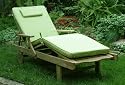 Premium Outdoor Chaise Lounge Cushion with Pillow - Kiwi
