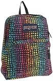 Jansport Superbreak, Sac &agrave; dos - Noir/multi, Synth&eacute;tique