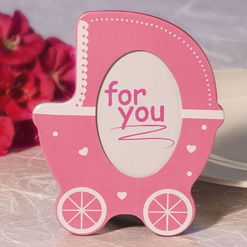Cute Pink Baby Stroller Frame Favors (Set of 12)
