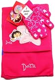 Dora the Explorer 3 pcs Gift Set Scarf/Muffler Hat Gloves