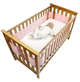 Safe Dreams 4 Sided Cot Wrap (Pink)