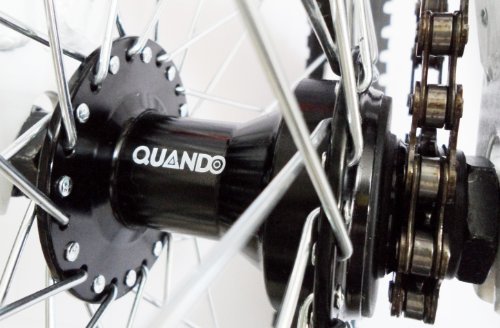 YAKUZA 25 / 9 MICRO DRIVE BMX, BLACK WITH NEON ORANGE