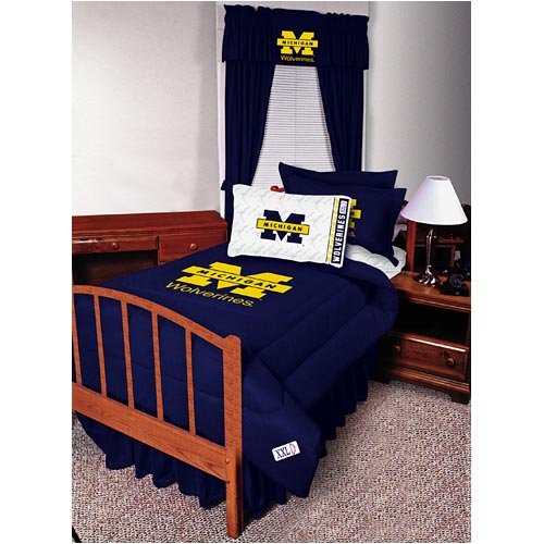 Sports Coverage Michigan Wolverines Sheet Set