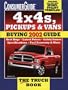 4x4s, Pickups & Vans 2002 Buying Guide (Consumer Guide 4x4s, Pickups & Vans Buying Guide)