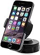 iOttie Easy Flex 2 Windshield Dashboard Car/Desk Mount Holder for iPhone 6s 5s 5c, Samsung Galaxy S6 Edge Plus S6 S5 S4 -Retail Packaging -Black