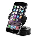 iOttie Easy Flex 2 Windshield Dashboard Car/Desk Mount Holder for iPhone 6s 5s 5c, Samsung Galaxy S6 Edge Plus S6 S5 S4 -Retail Packaging -Black