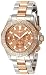 Invicta Sapphire Diver Two Tone Rose Gold Mens Watch 7058