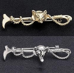 Equestrian Crop with Fox Head Stock Pin
