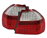Produkt-Bild: LED R&uuml;ckleuchten Set, passend f&uuml;r 3er BMW E90 (nur Limo), Mod. Bj. 12/04-2008. Ausf&uuml;hrung: Rot-Wei&szlig;.