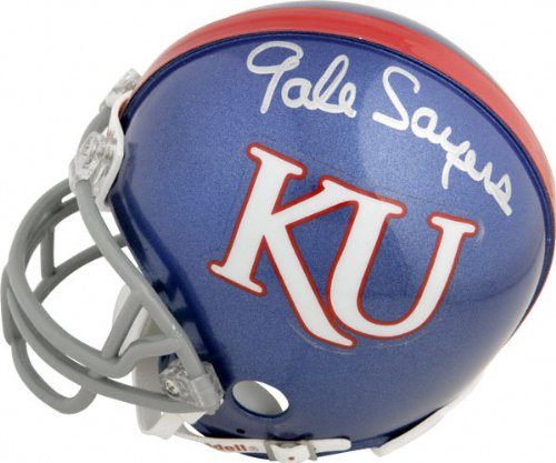 Gale Sayers Kansas Jayhawks Autographed Mini Helmet