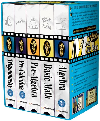 The Standard Deviants - Mega Math Pack (Trigonometry 1, Pre-Calculus 1, Pre-Algebra, Basic Math, Algebra 1)