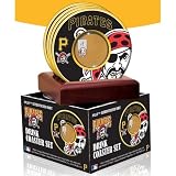 Pittsburgh Pirates Coasters w Game Used Dirt - Set of 4